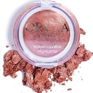 Oryza Beauty Rose Glow Baked Opaline Highlighter